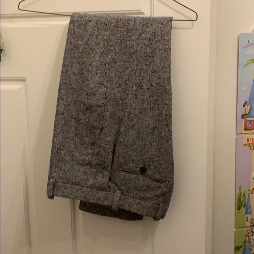 J crew cropped wool pants